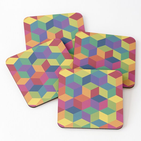 Item preview, Multicolor boxes designed and sold by PeachPaisleyPro.