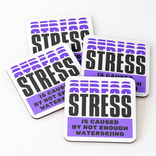 Item preview, Stress is caused by not enough waterskiing designed and sold by TheGreenGoat.