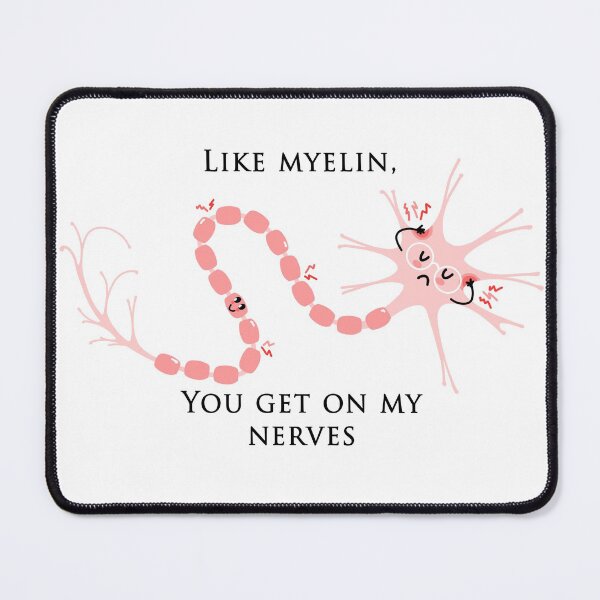 Item preview, Cute Myelinated Neuron  designed and sold by siickslack.