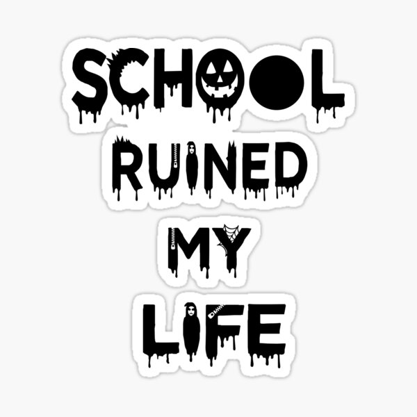 My life Sticker for Sale by Nicodesign17