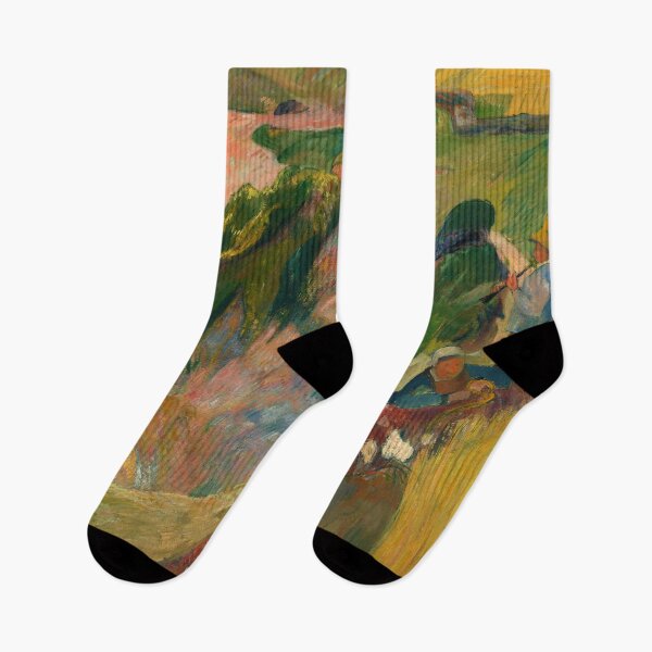 Item preview, The Flageolet Player on the Cliff by Paul Gauguin (1889) designed and sold by allhistory.