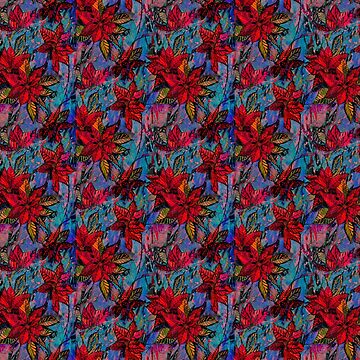 Aperçu de l'œuvre Aquarelle de poinsettia de olgart