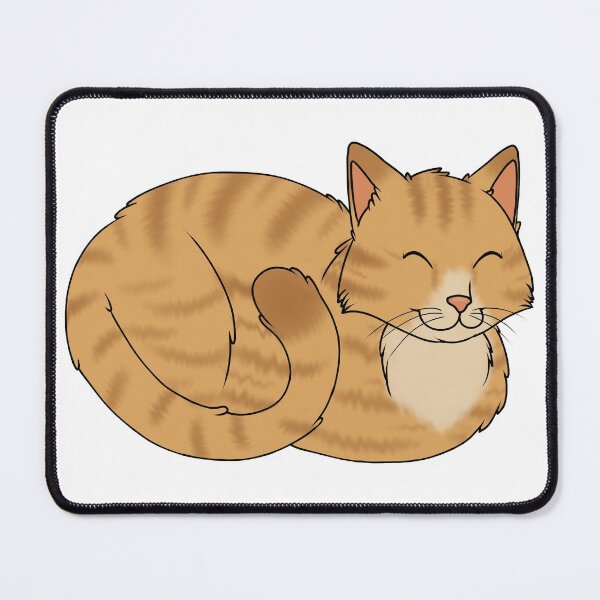 Item preview, Happy Orange Tabby Cat Loaf designed and sold by MochaFox.