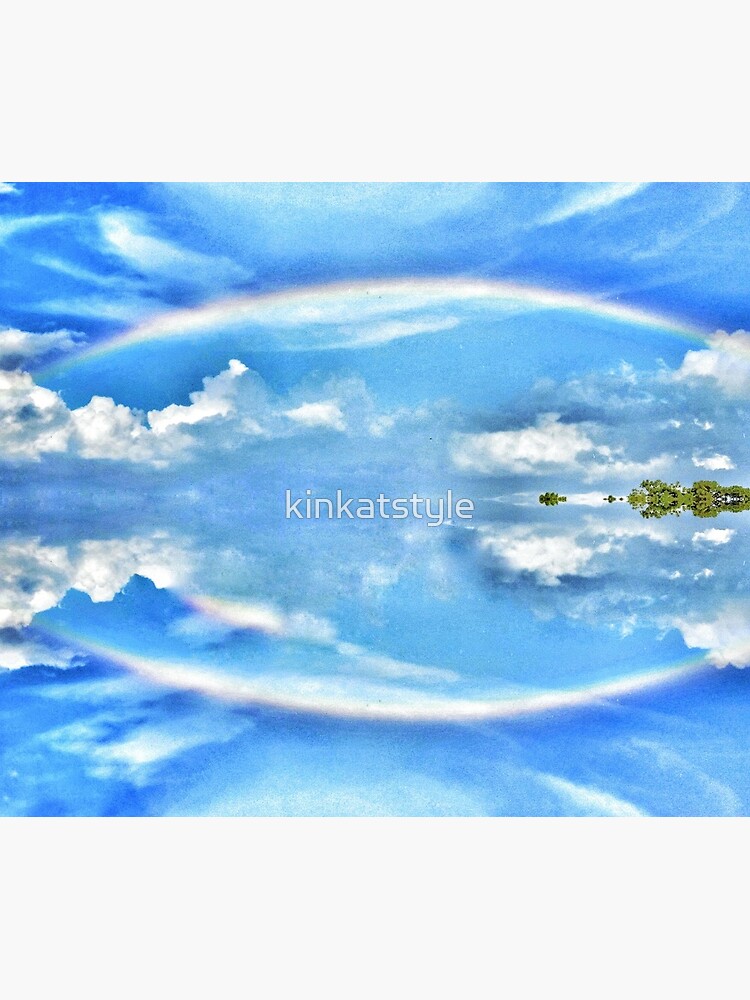 Thumbnail 5 of 5, Mouse Pad, The Reflecting Rainbow designed and sold by kinkatstyle.