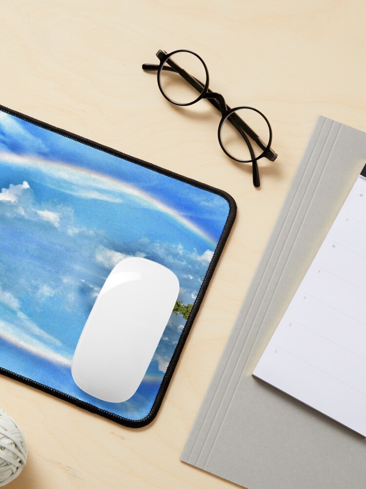 Thumbnail 3 of 5, Mouse Pad, The Reflecting Rainbow designed and sold by kinkatstyle.