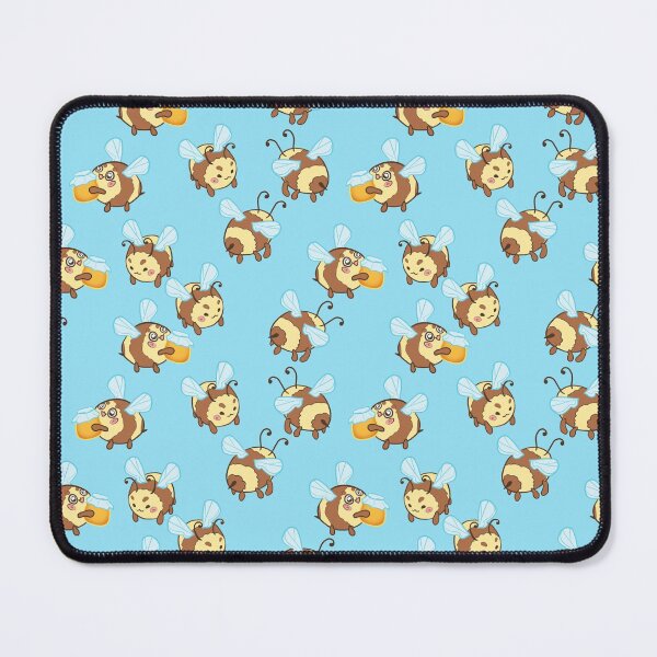 Item preview, Oh Honey! on blue designed and sold by Cass Noel Studio.