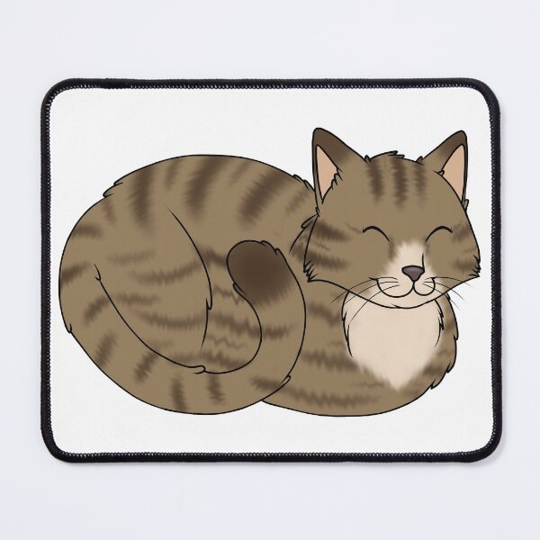 Item preview, Happy Brown Tabby Cat Loaf designed and sold by MochaFox.