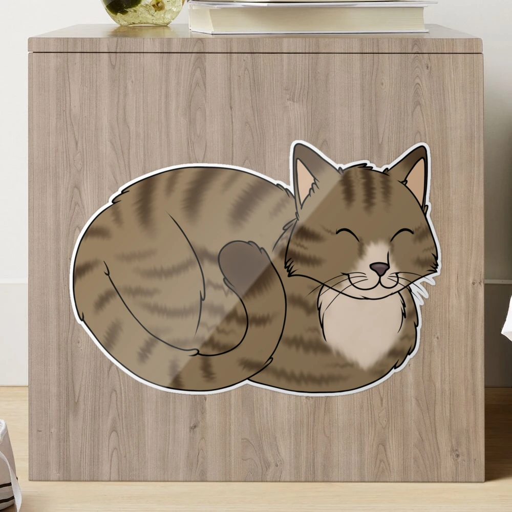 One Cat Loaf, Please Sticker – Artful Pixels