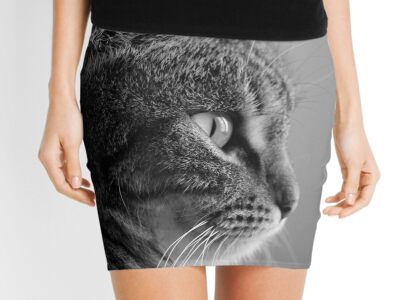 "Bengal Predator" Mini Skirts by khurst | Redbubble