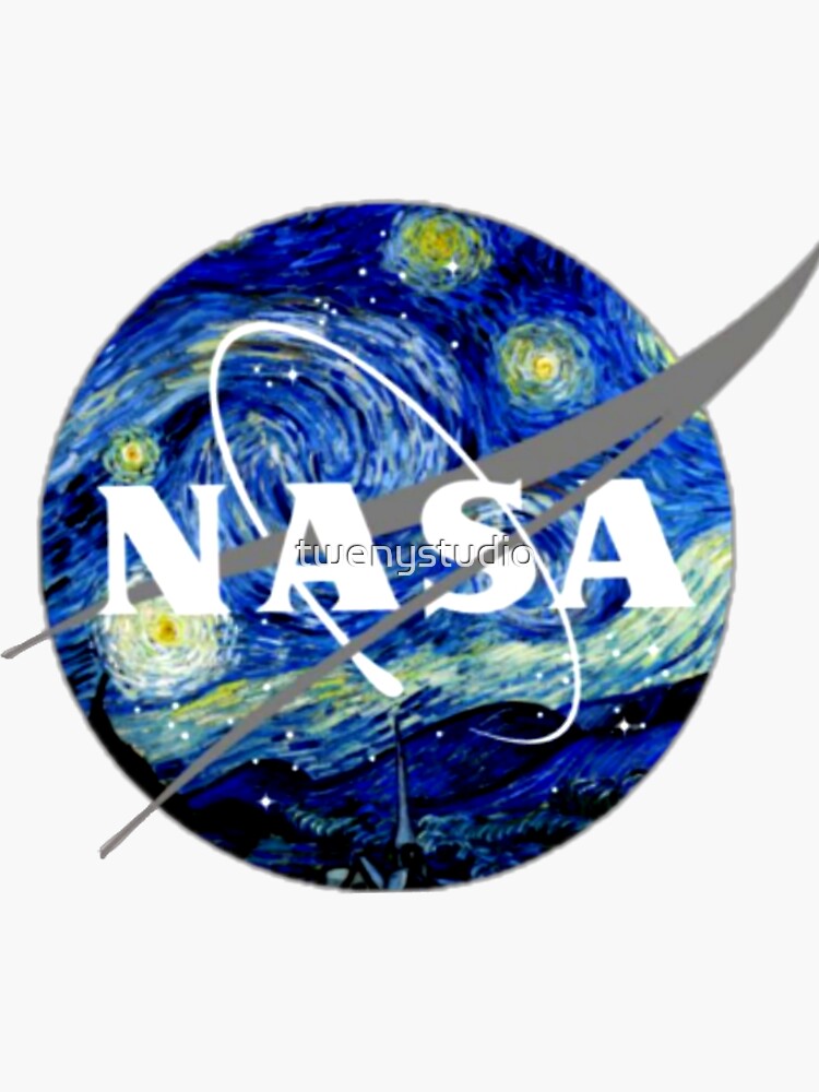 Nasa Vincent van Gogh starry night art by twenystudio