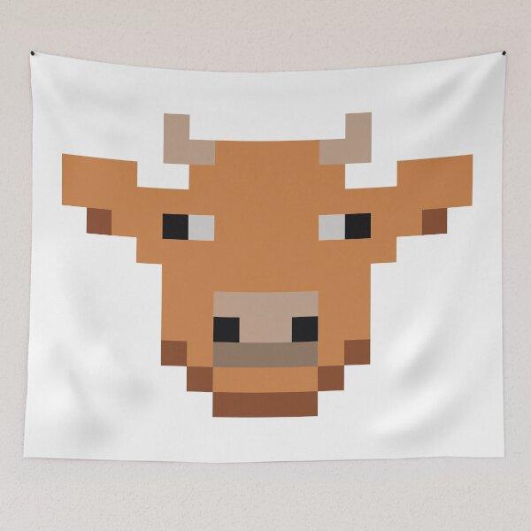 Item preview, Pixel art farm animal cow designed and sold by EngineerGoC.