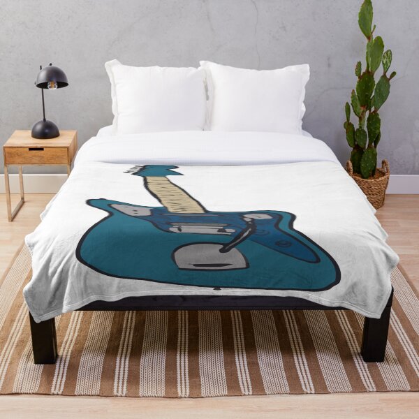 Item preview, Blue Guitar Watercolor Design designed and sold by artsytext.