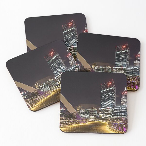 Item preview, Perth Australia, Perth Nightscape, Perth City skyline, Perth skyskrapers, down under  designed and sold by Nostrathomas66.