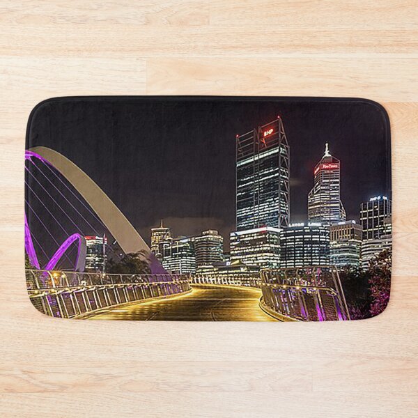 Artikelvorschau, Perth Australien, Perth Nightscape, Perth City Skyline, Perth Wolkenkratzer, Down Under entworfen und verkauft von Nostrathomas66.