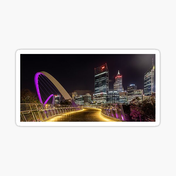 Item preview, Perth Australia, Perth Nightscape, Perth City skyline, Perth skyskrapers, down under  designed and sold by Nostrathomas66.