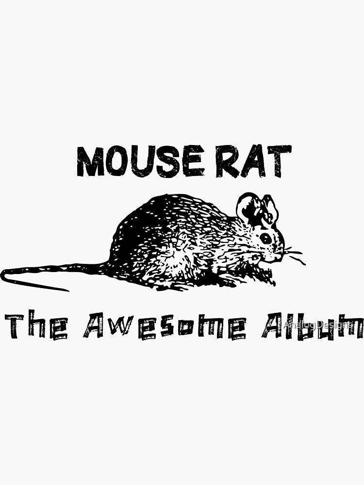 Parks & Rec Mouse Rat 50-Pack Stickers - 1 Inch Each For Crafts & Decor