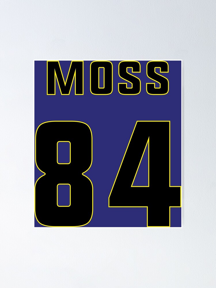 Randy moss numero 84' Poster for Sale by sangashirts