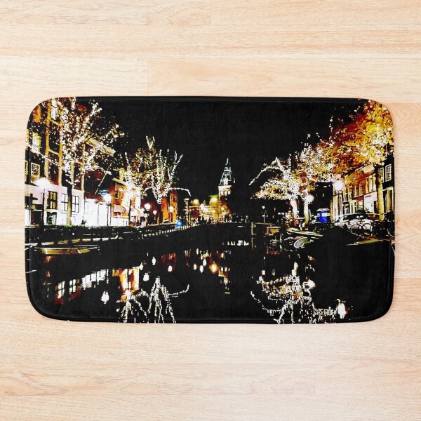 Item preview, Amsterdam canal houses at night. designed and sold by Noel Ali ⭐⭐⭐⭐⭐.