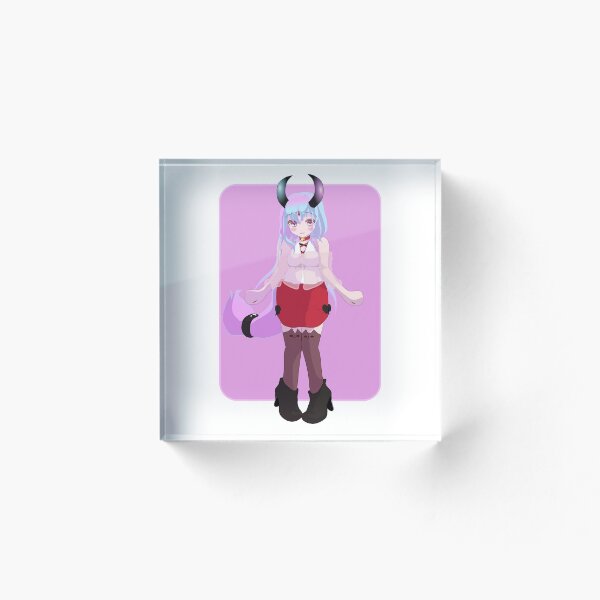 Item preview, Cute demon with white background designed and sold by Filala.