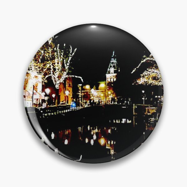 Item preview, Amsterdam canal houses at night. designed and sold by Noel Ali ⭐⭐⭐⭐⭐.