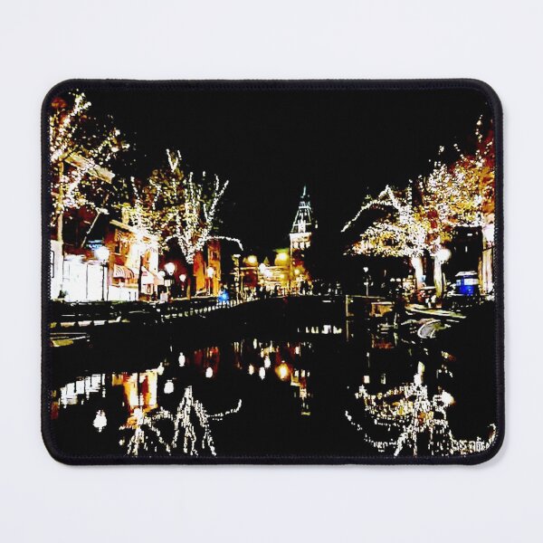 Item preview, Amsterdam canal houses at night. designed and sold by Noel Ali ⭐⭐⭐⭐⭐.