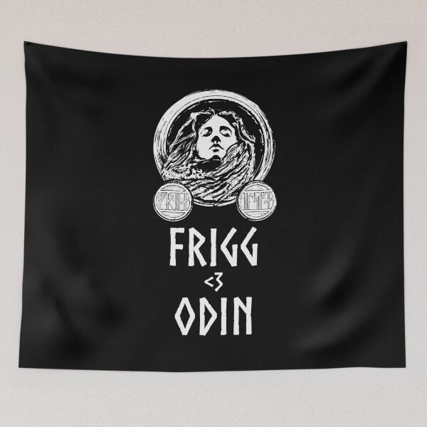 Item preview, Frigg Loves Odin - Scandinavian Viking Mythology designed and sold by Styrman.