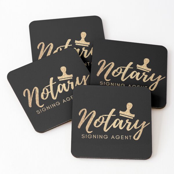 Item preview, Notary Signing Agent | Gold designed and sold by AdoptKM.