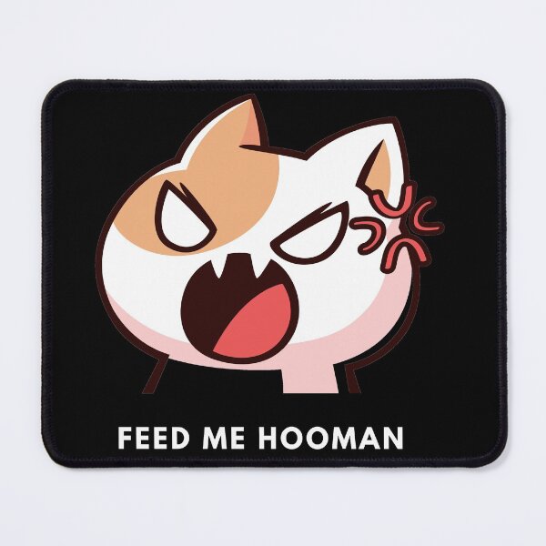 Item preview, Feed Me Hooman - funny cat  designed and sold by nasani.