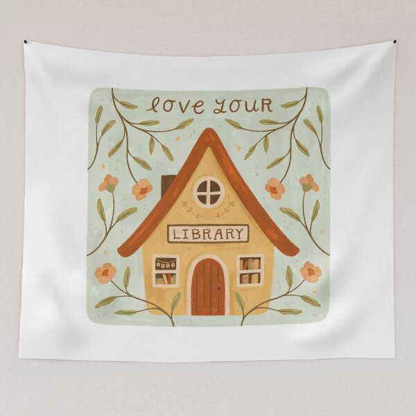 Item preview, Love Your Library designed and sold by ohjessmarie.