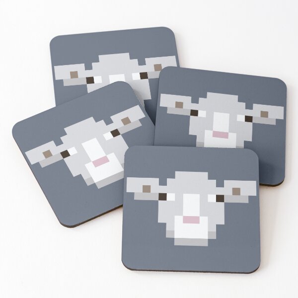 Item preview, Pixel art farm animal sheep designed and sold by EngineerGoC.
