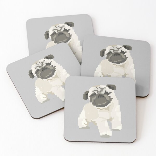 Item preview, Pug Dog Pixel Art - Cute And Funny Pug Lovers designed and sold by ViewerEqualsPhoton.
