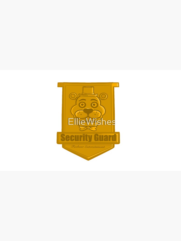 Five Nights at Freddy's Fredbear's Family Diner Security Badge Pin for  Sale by pinjann