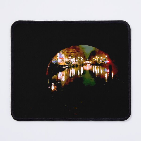 Item preview, Amsterdam canal, canal houses at night. designed and sold by Noel Ali ⭐⭐⭐⭐⭐.