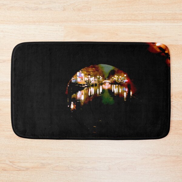Item preview, Amsterdam canal, canal houses at night. designed and sold by Noel Ali ⭐⭐⭐⭐⭐.