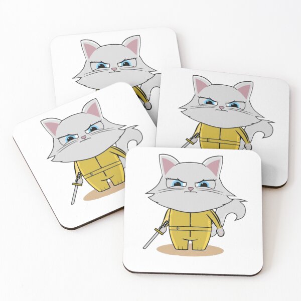Item preview, Funny Kill Bill Cat | KILL BAG | kill bill 2 characters | kill bill cast | kill bill the whole bloody affair designed and sold by Yassine Janane.