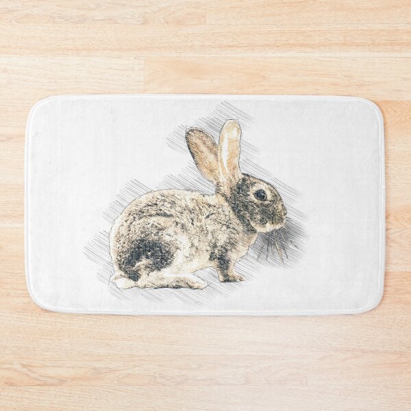 Item preview, Vintage Retro Cute Rustic Bunny designed and sold by magicbyrc.