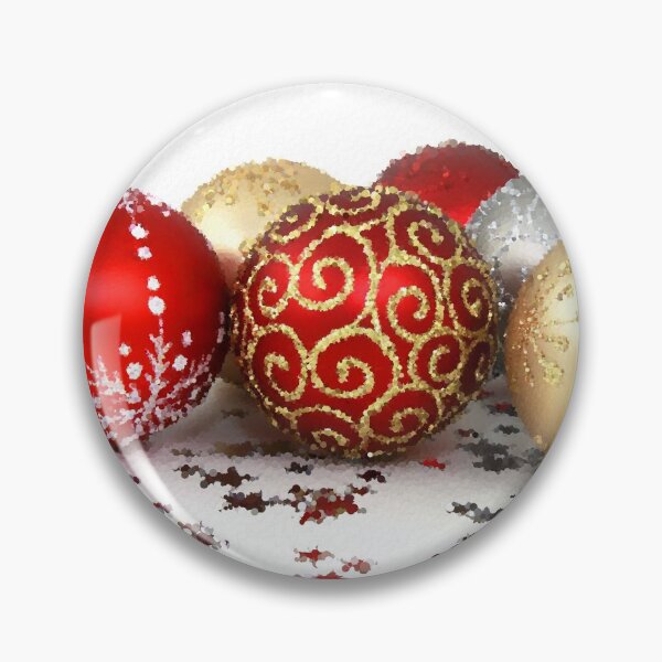 Item preview, Row of Christmas Ornaments designed and sold by MathenaArt.