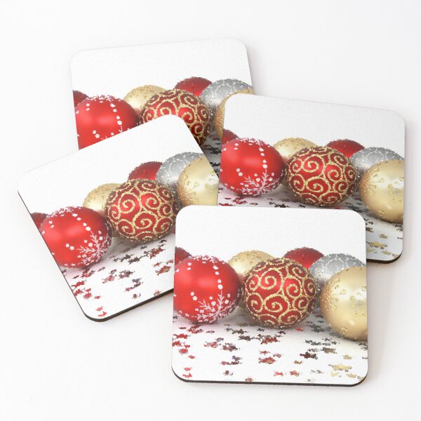 Item preview, Row of Christmas Ornaments designed and sold by MathenaArt.