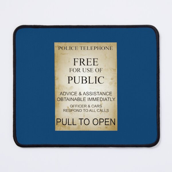Item preview, Police Public Call Box Sign designed and sold by amanda150771.
