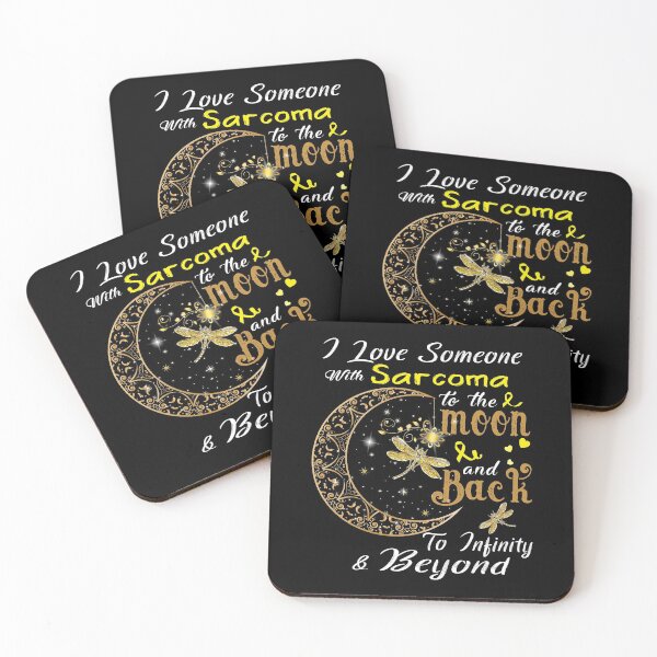 Item preview, I Love Someone With Sarcoma To The Moon And Back designed and sold by Adropine.