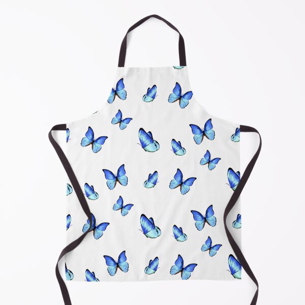 Item preview, Multiple Bright Blue Butterflies sticker set designed and sold by ChriseryMerch.