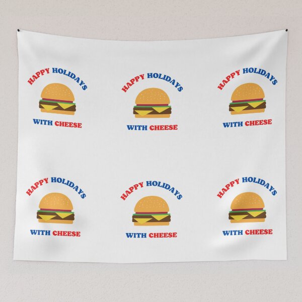 Item preview, Happy Holidays With Cheese designed and sold by czavonarola.