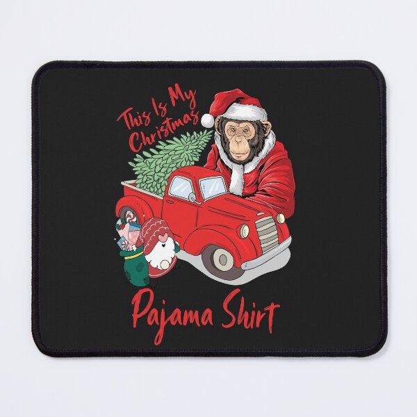 Item preview, Gnome This Is My Christmas Pajama Shirt - Tree On Vintage Car - Santa Monkey Family Matching Christmas Pajamas T-Shirt designed and sold by Dananestore.