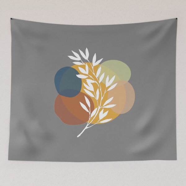 Item preview, White branch on dark gray designed and sold by Ninaeva.