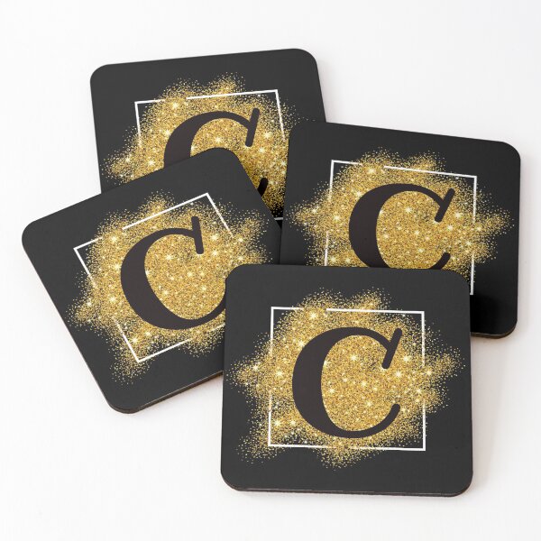 Item preview, Letter C Gold Glitter designed and sold by Nesro34.