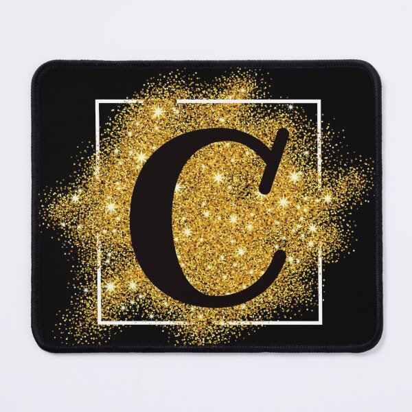 Item preview, Letter C Gold Glitter designed and sold by Nesro34.