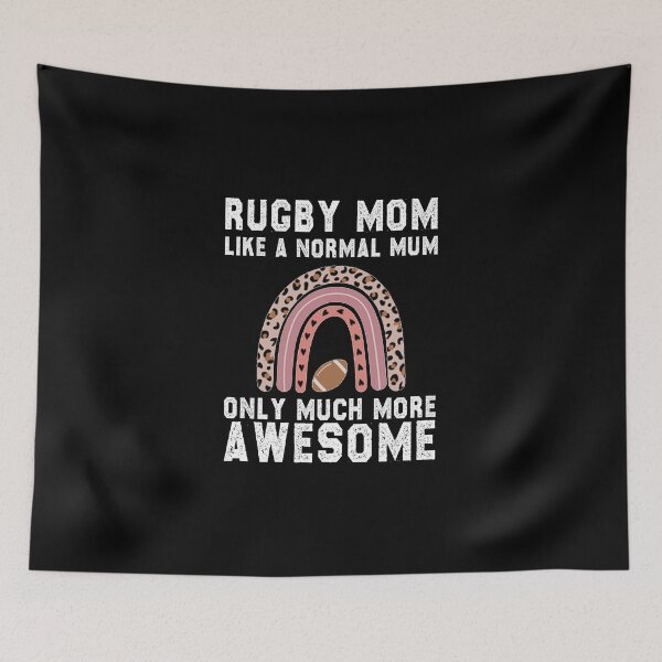 Item preview, rugby mom like a normal mum only much more awesome funny rugby gift eat sleep gaming rugby repeat sarcastic offended saying Birthday Meme Girlfriend boyfriend designed and sold by joygift369.