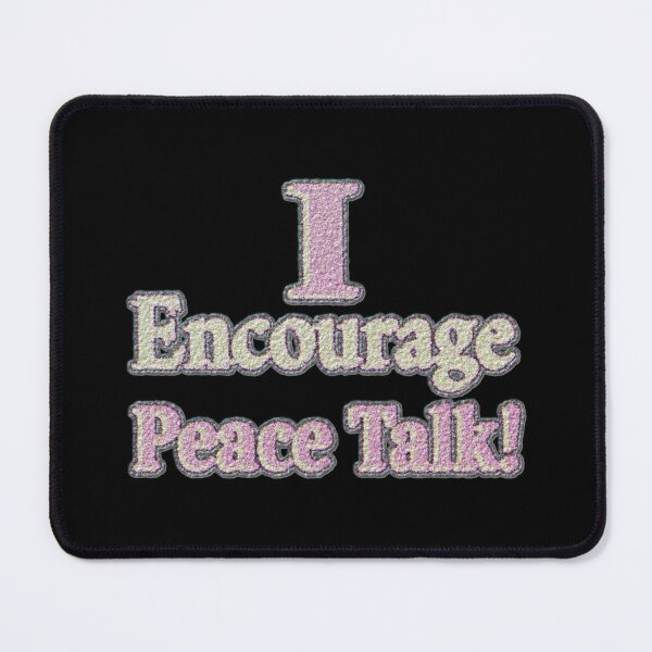Item preview, Cute Artwork Design About "Peace Talk". Buy Now! designed and sold by Health And Fitness Posts e-Store.