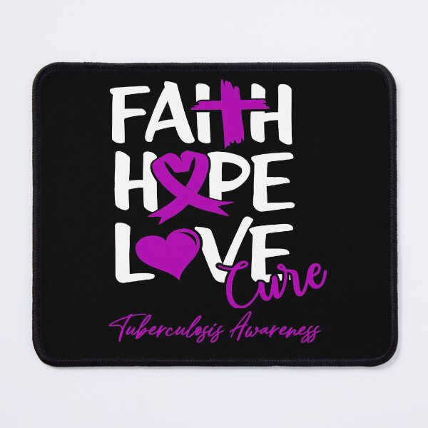 Item preview, Faith Hope Love Cure Tuberculosis Awareness designed and sold by Grooffos.