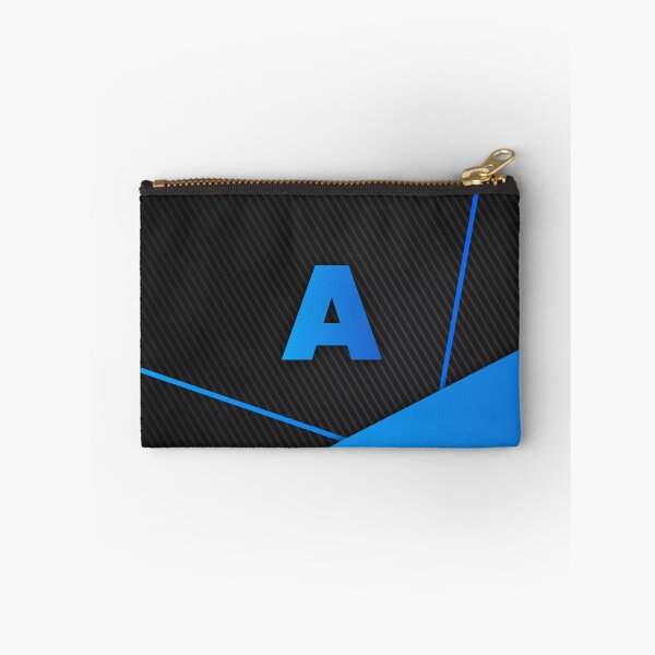 Item preview, Personalized Blue Gradient A LetterOn Carbon Fiber Sporty Background, 13 Pro Max 13 Mini Case, Gift Geschenk Phone-Hülle designed and sold by PRINTPOSE.